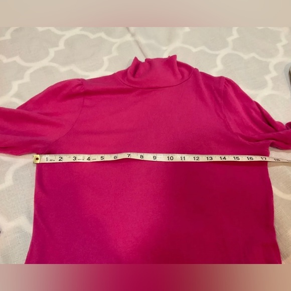 j crew womens pink Pullover Turtleneck sweater size medium - Picture 11 of 11